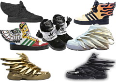 【 Non reversible, exchangeable 】 High quality wing niche sports shoes