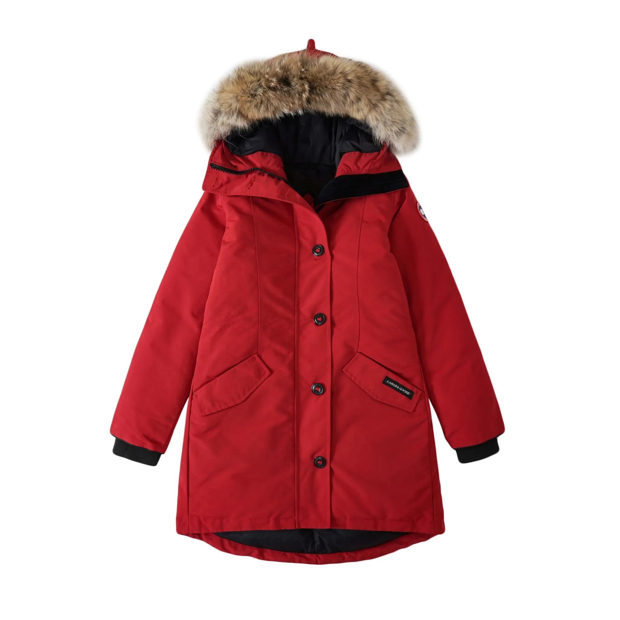 Canada Goose Down Jackets Fur-Trimmed Hooded Parka — 13