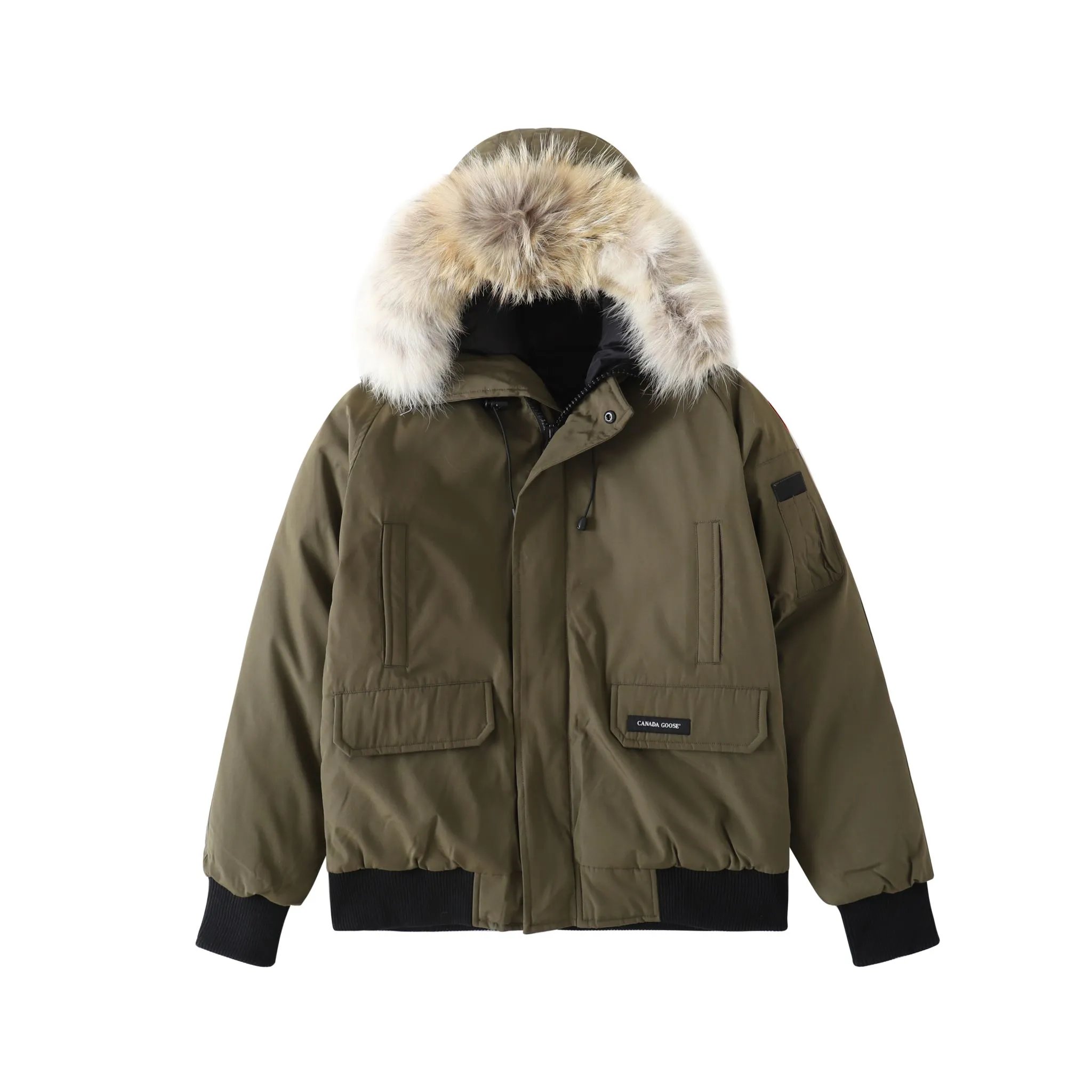 Canada Goose Down Jackets Fur-Trimmed Hooded Jacket — 30