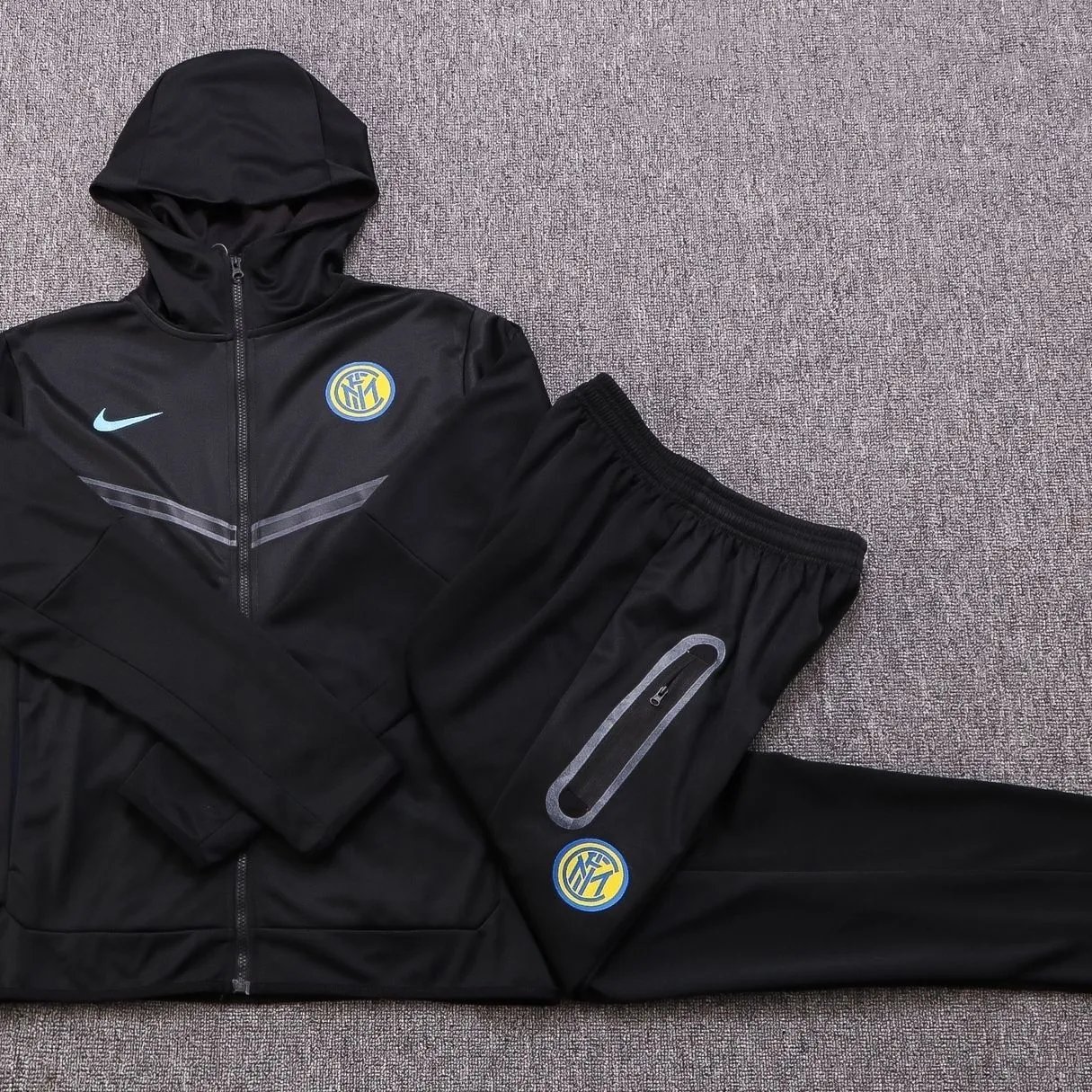 Nike FC Barcelona Tech Fleece Tracksuit Orange - 12