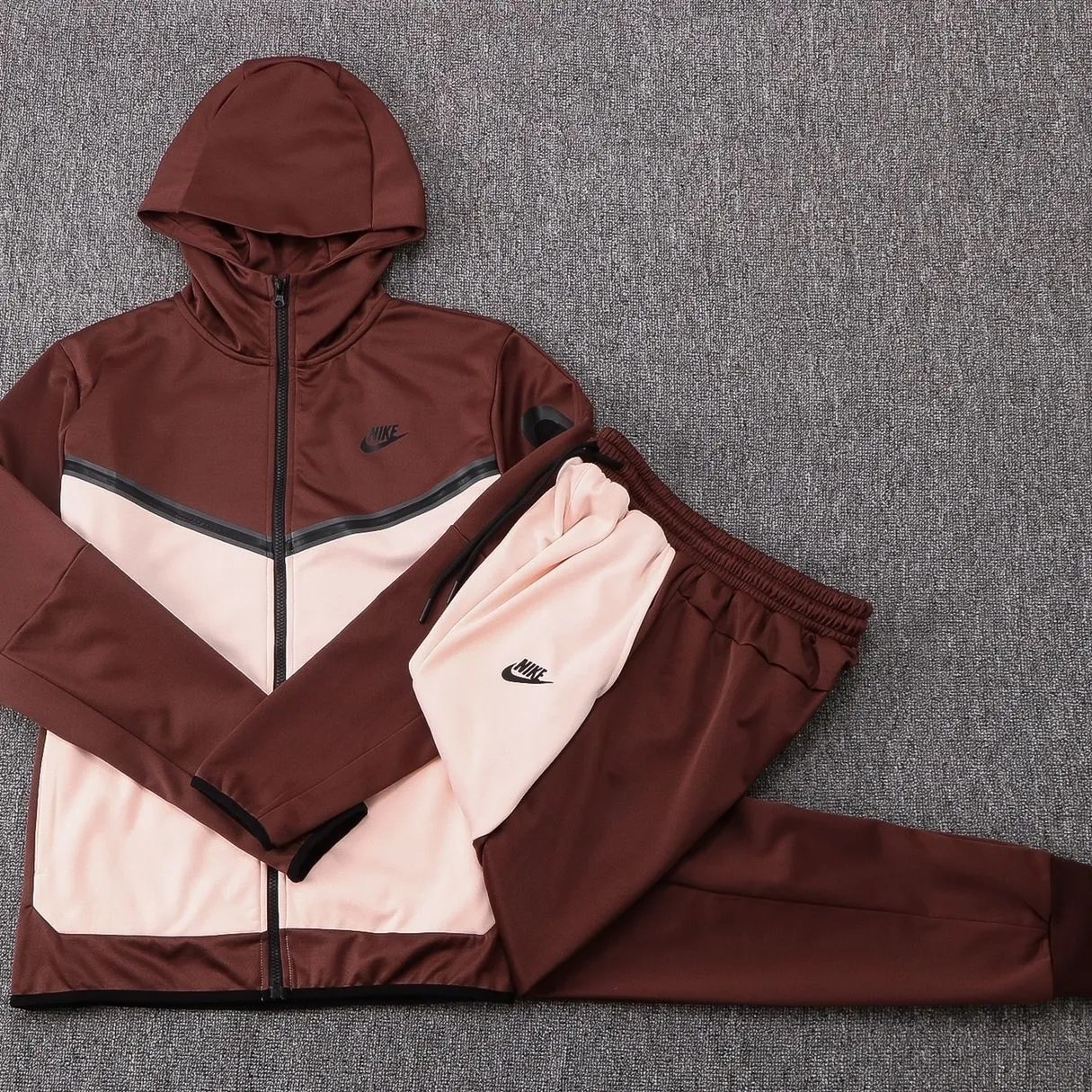 Nike FC Barcelona Tech Fleece Tracksuit Orange - 14