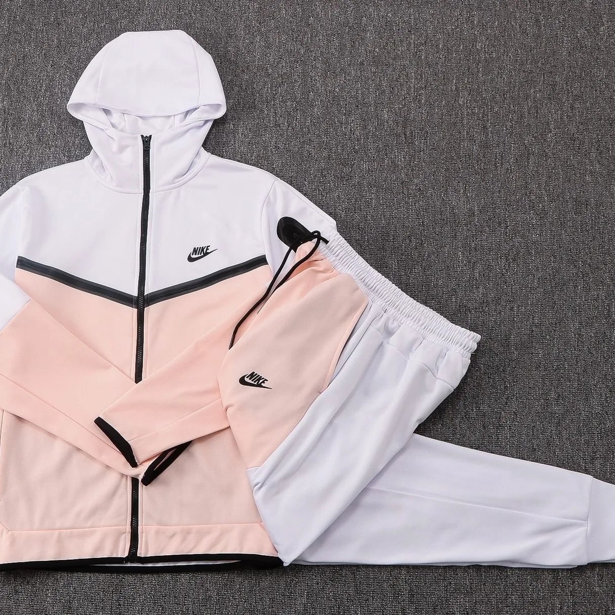 Nike FC Barcelona Tech Fleece Tracksuit Orange - 16