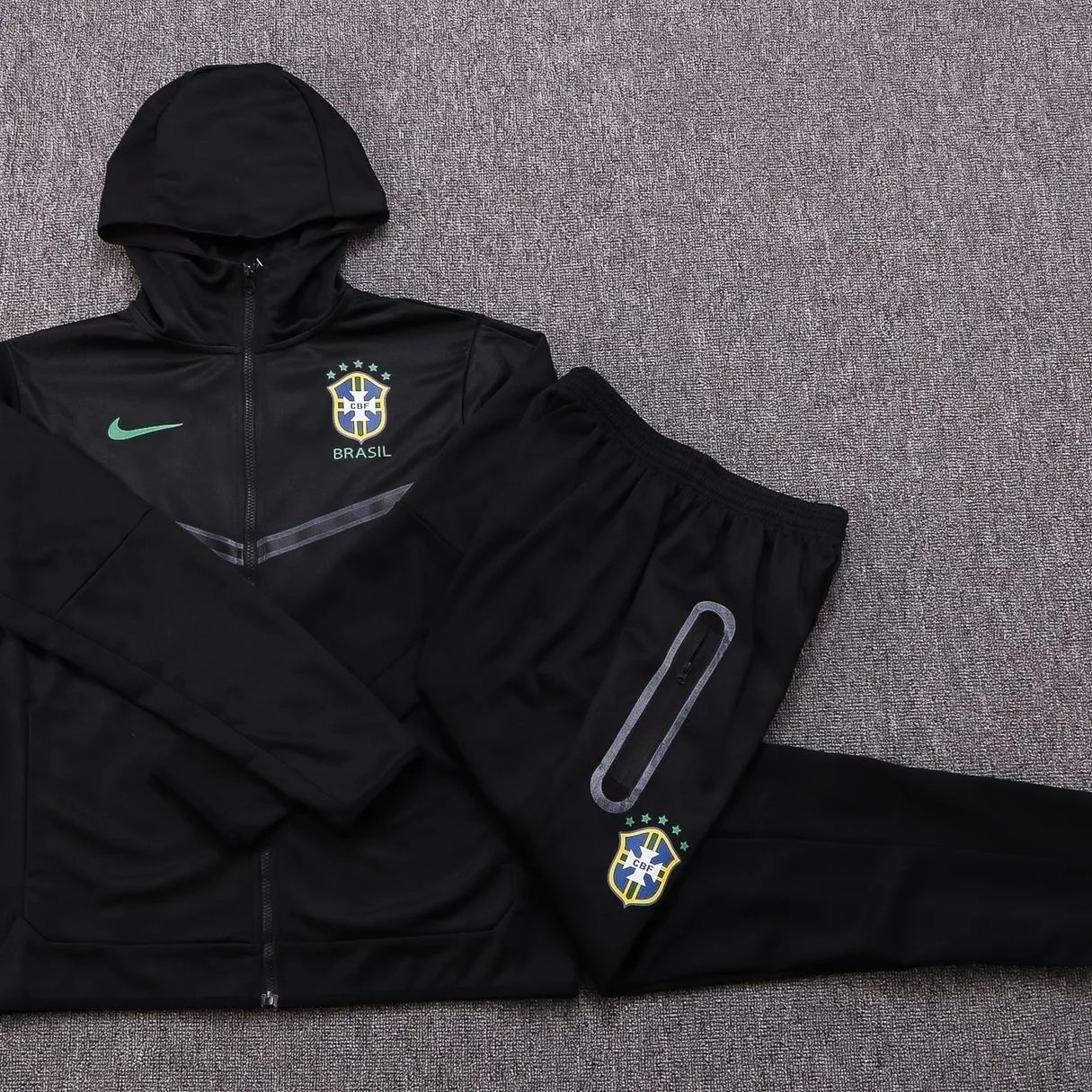 Nike FC Barcelona Tech Fleece Tracksuit Orange - 13