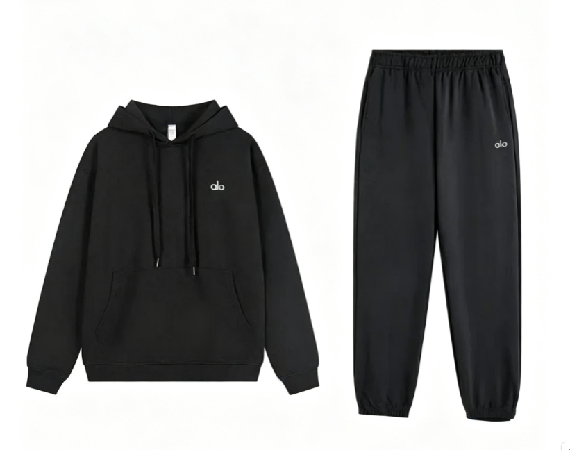 Dark Grey Hooded Jogger Set