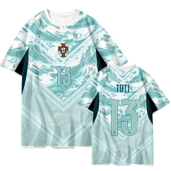 Portugal National Team Bernardo Silva #10 Jersey Red T-Shirt - 9