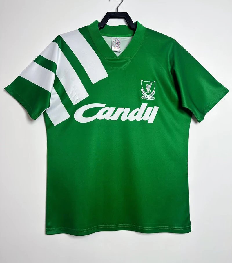 Design FC Bayern München 1993–94 Third Jersey Yellow Green Black Jersey - 22