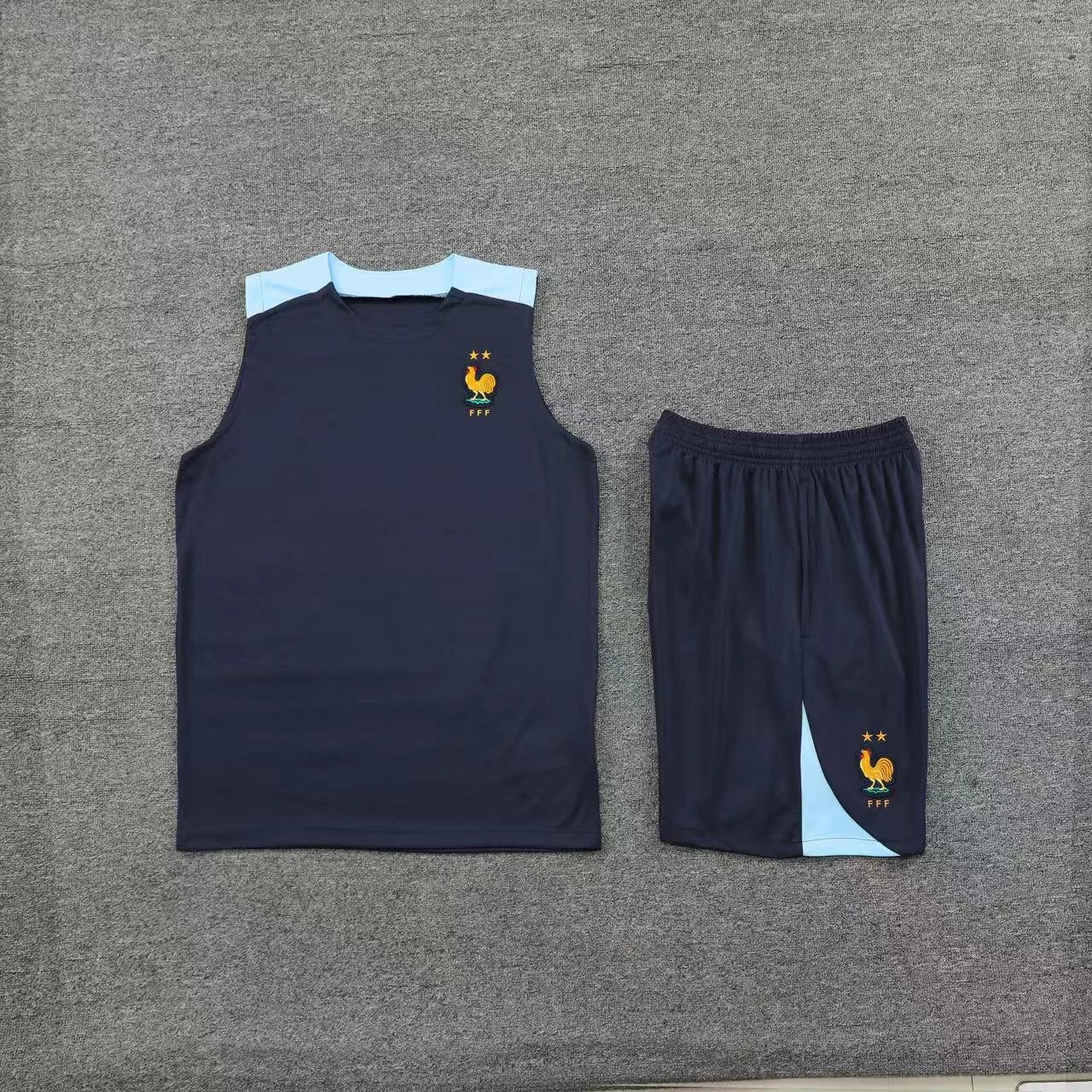 Paris Saint-Germain Training Vest and Shorts Set Pink / Black - 7