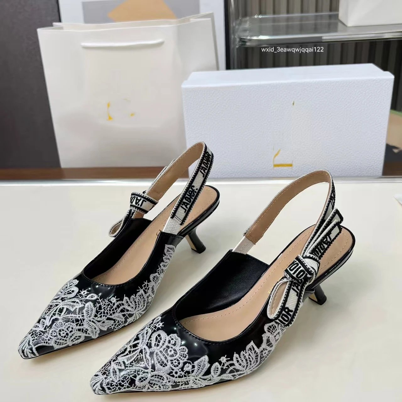 Dior High Heels J'Adior pointed-toe slingback kitten image 4