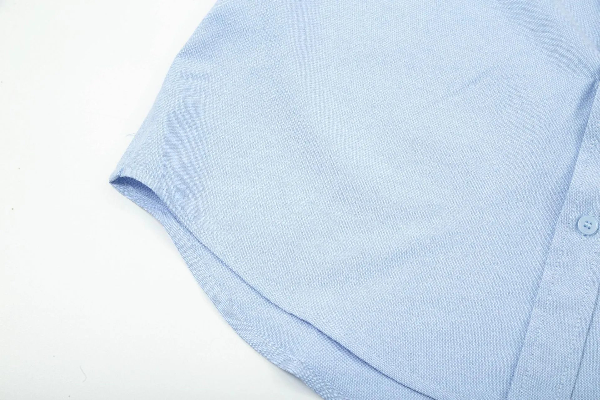 Design Short-Sleeve Button-Up Shirt Mint Green - 9