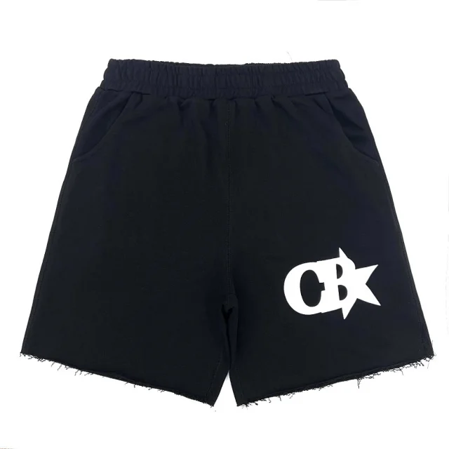 Cole Buxton Shorts CBX Logo Raw-Hem Sweat product detail image 2