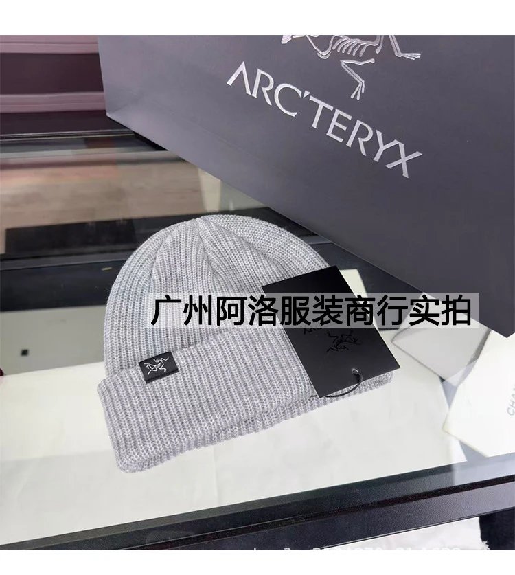 Arc'teryx Standard Beanie Gray Knit Hat - 8