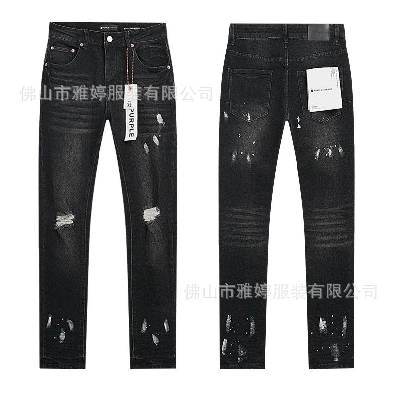 Purple Brand Star-Embellished Flared Jeans Black - 10