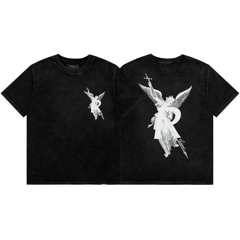 Represent Destructive Appetite Crocodile Graphic T-Shirt Black - 24