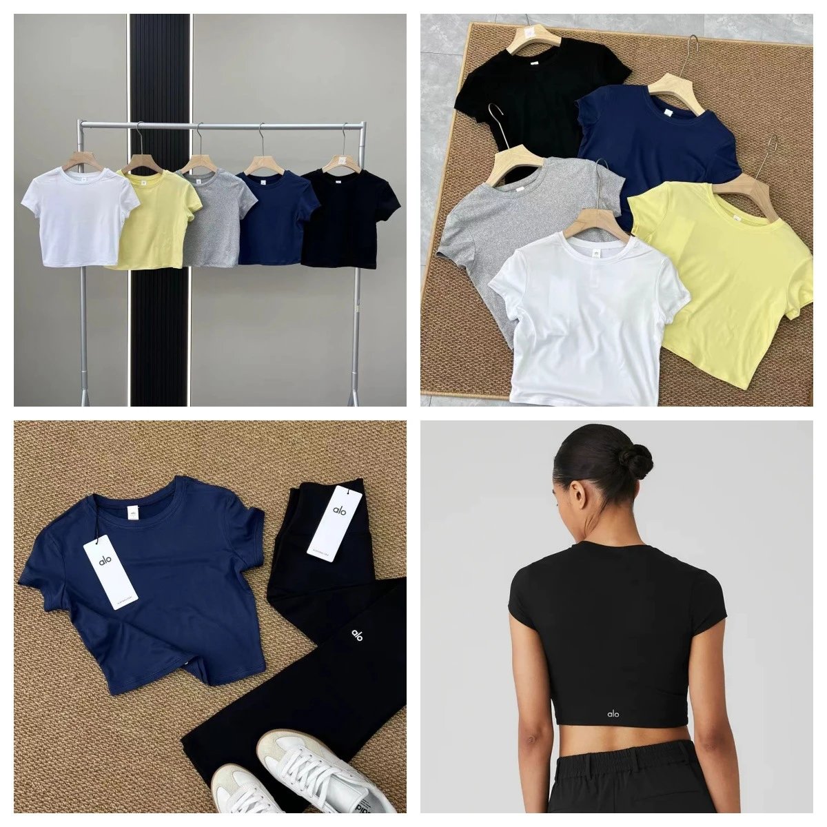 Alo Yoga Crop Top Bl
