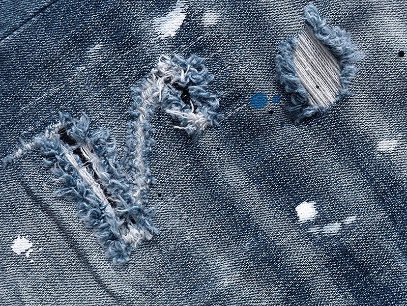 Dsquared2 Distressed Black Paint-Splatter Jeans - 4