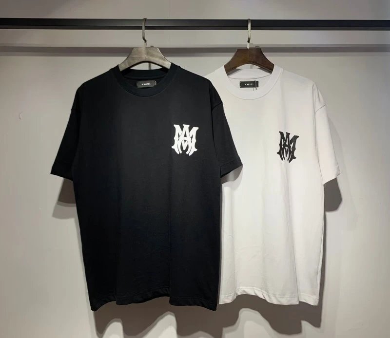 Amiri AMIRI Logo Print Black T-Shirt - 38
