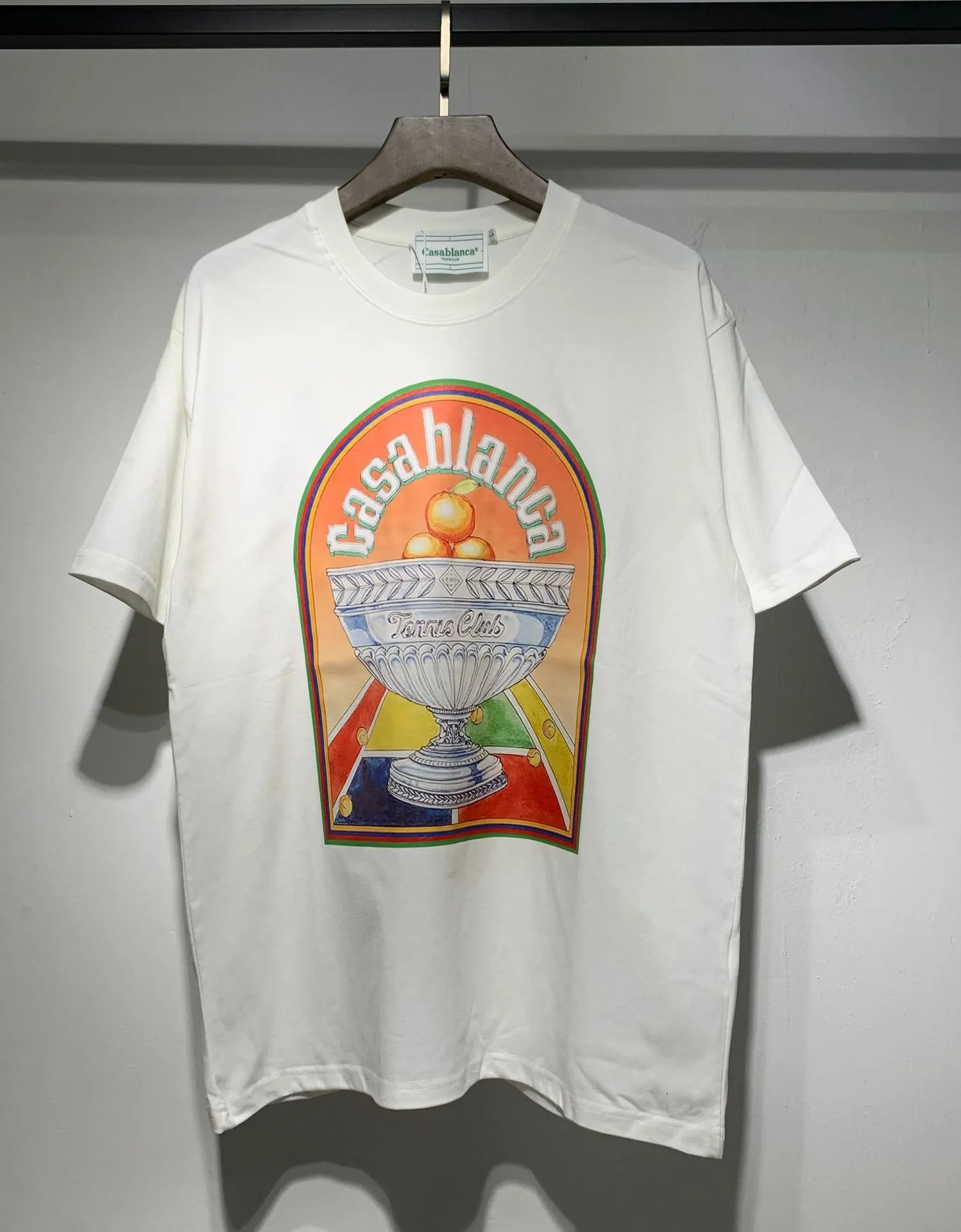 Casa Équipement Sportif Graphic Print White T-Shirt - 25