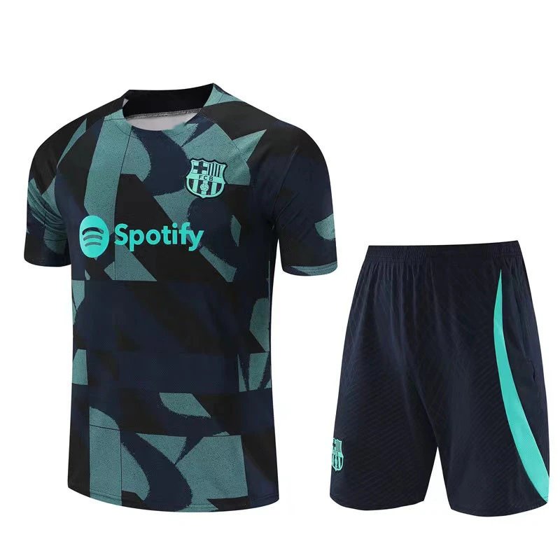FC Barcelona x Spotify Training Jersey and Shorts Set Purple / Navy - 9