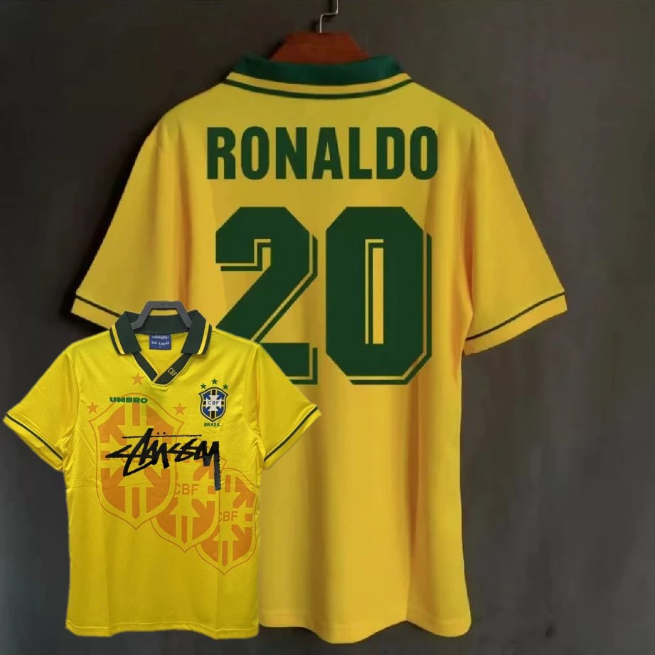 CBF Brazil National Team Ronaldinho #11 Yellow Jersey - 12