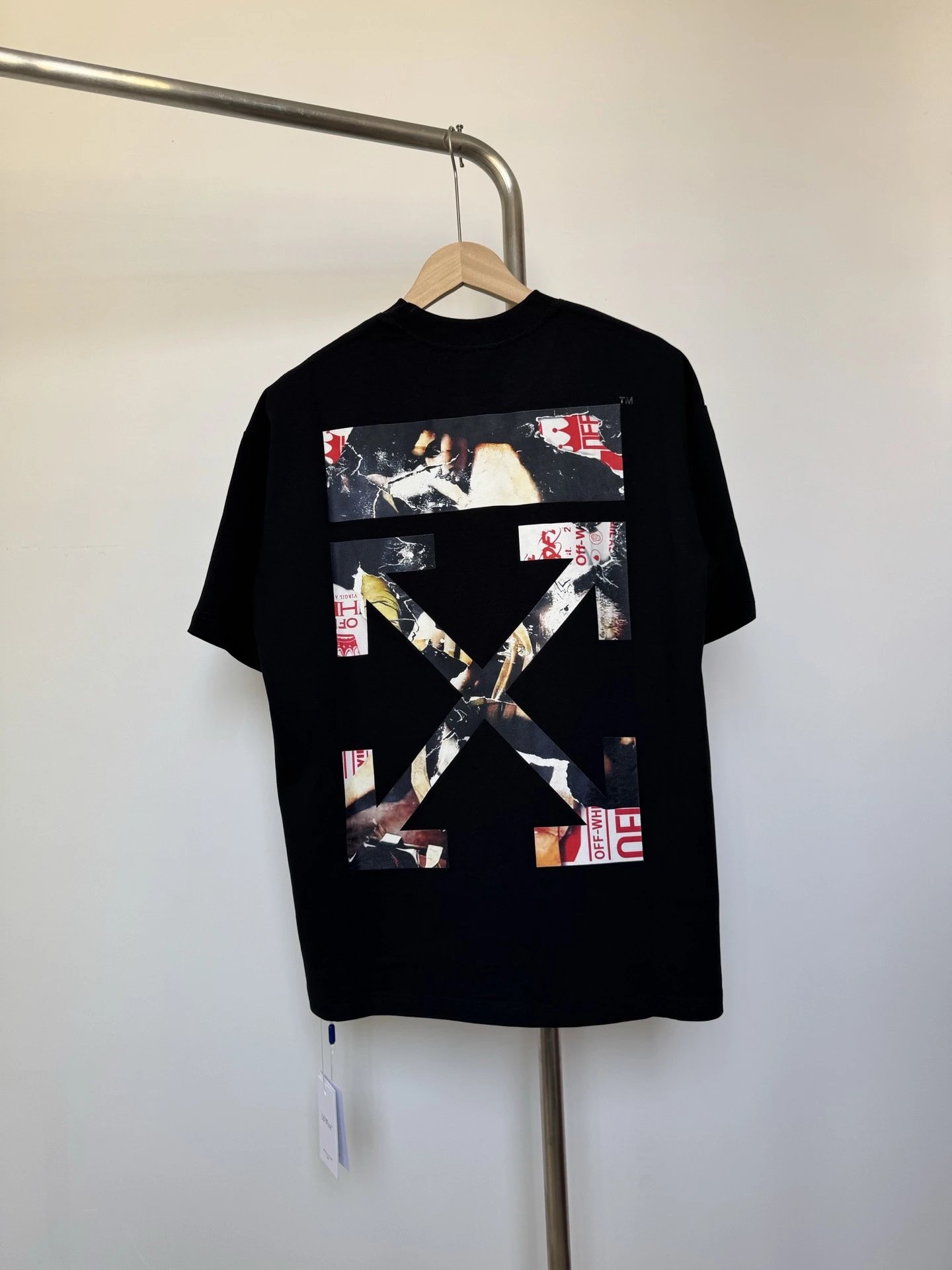 Off-White Arrow Print T-Shirt Black - 12