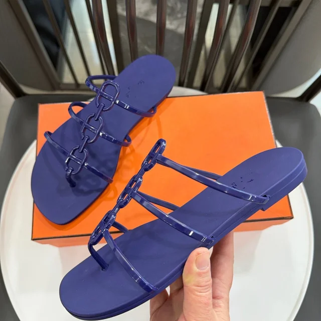 Hermès Sandals Egerie chain-link jelly product detail image 2