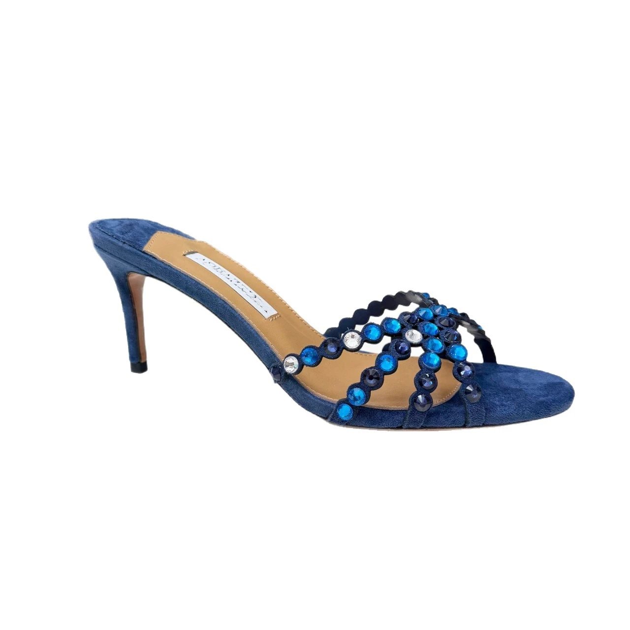 Manolo Blahnik High Heels Rhinestone-Strap Mule image 5