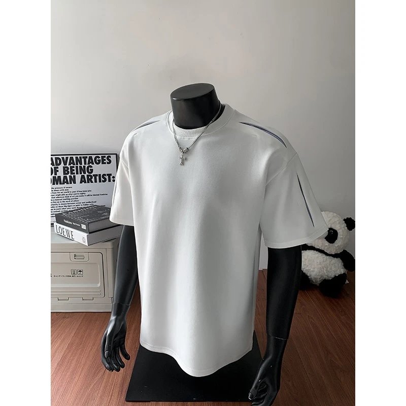 Design Contrast Trim Polo Black Polo Shirt - 22