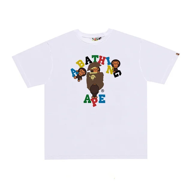 A BATHING APE T-Shirts Short-Sleeve Head Logo Graphic product detail image 9