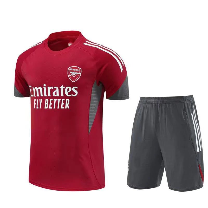 Real Madrid Training Kit Black Purple White Jersey and Shorts Sets - 8