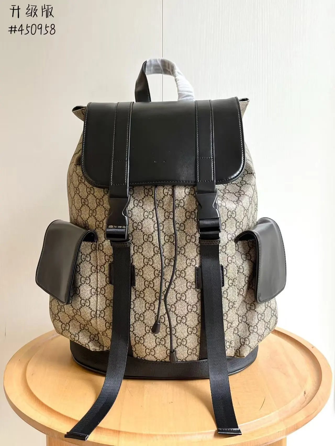 Gucci GG Marmont Tiger Print Backpack Black - 3