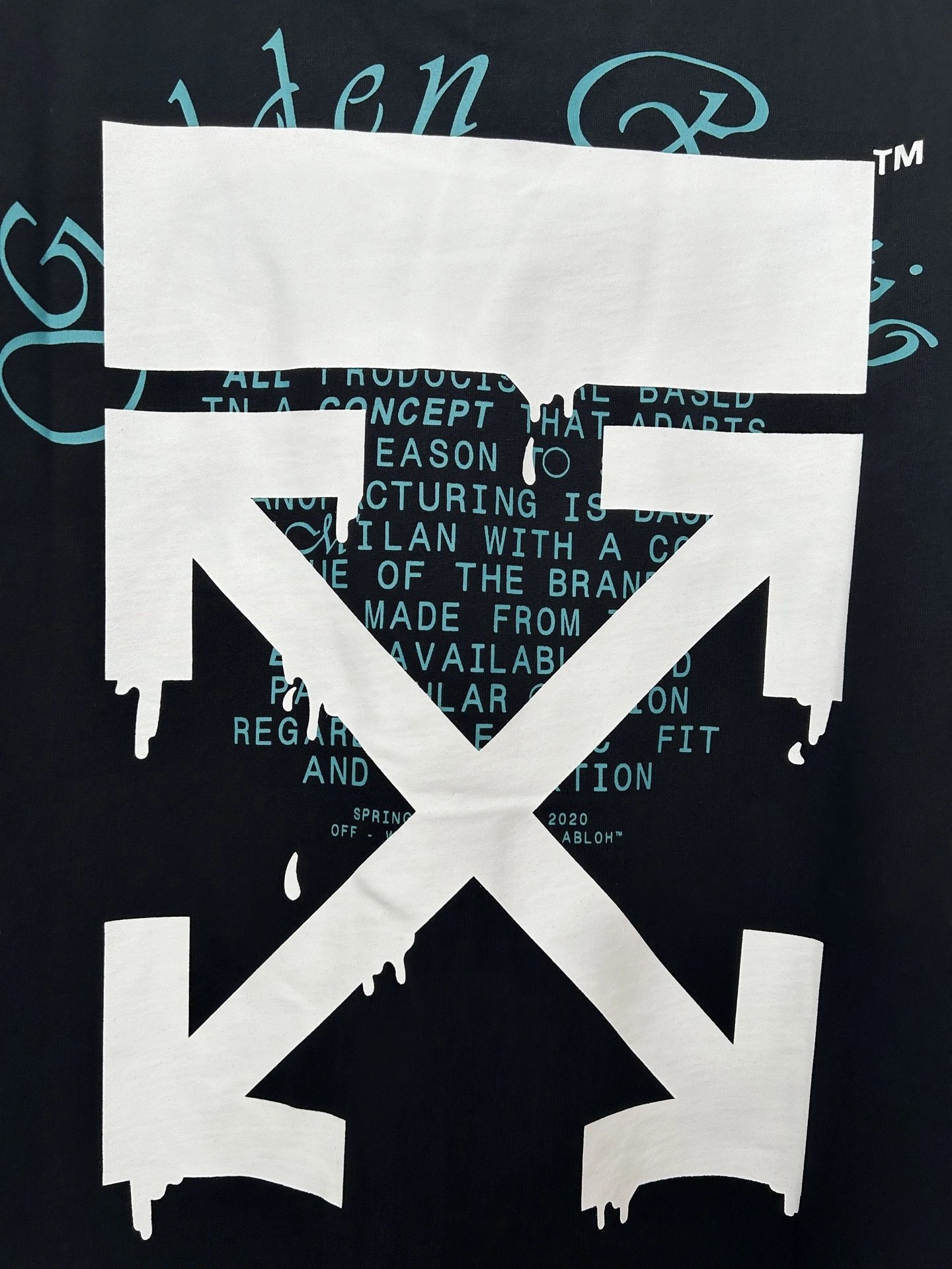 Off-White Arrow Print T-Shirt Black - 22