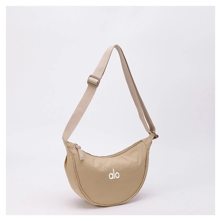 Alo Saddle Bag Olive Green Crossbody Bag - 7