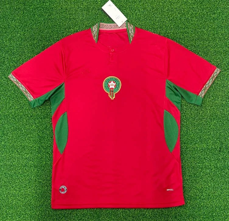 Unbranded Football Jerseys National Team Designs — 2627 Morocco home game