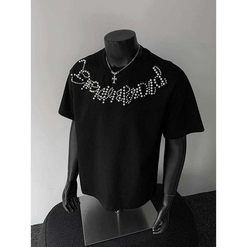 Design Contrast Trim Polo Black Polo Shirt - 32