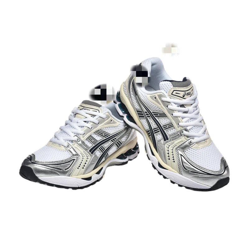 Asics Gel-Kayano Silver Black Running Shoes - 3