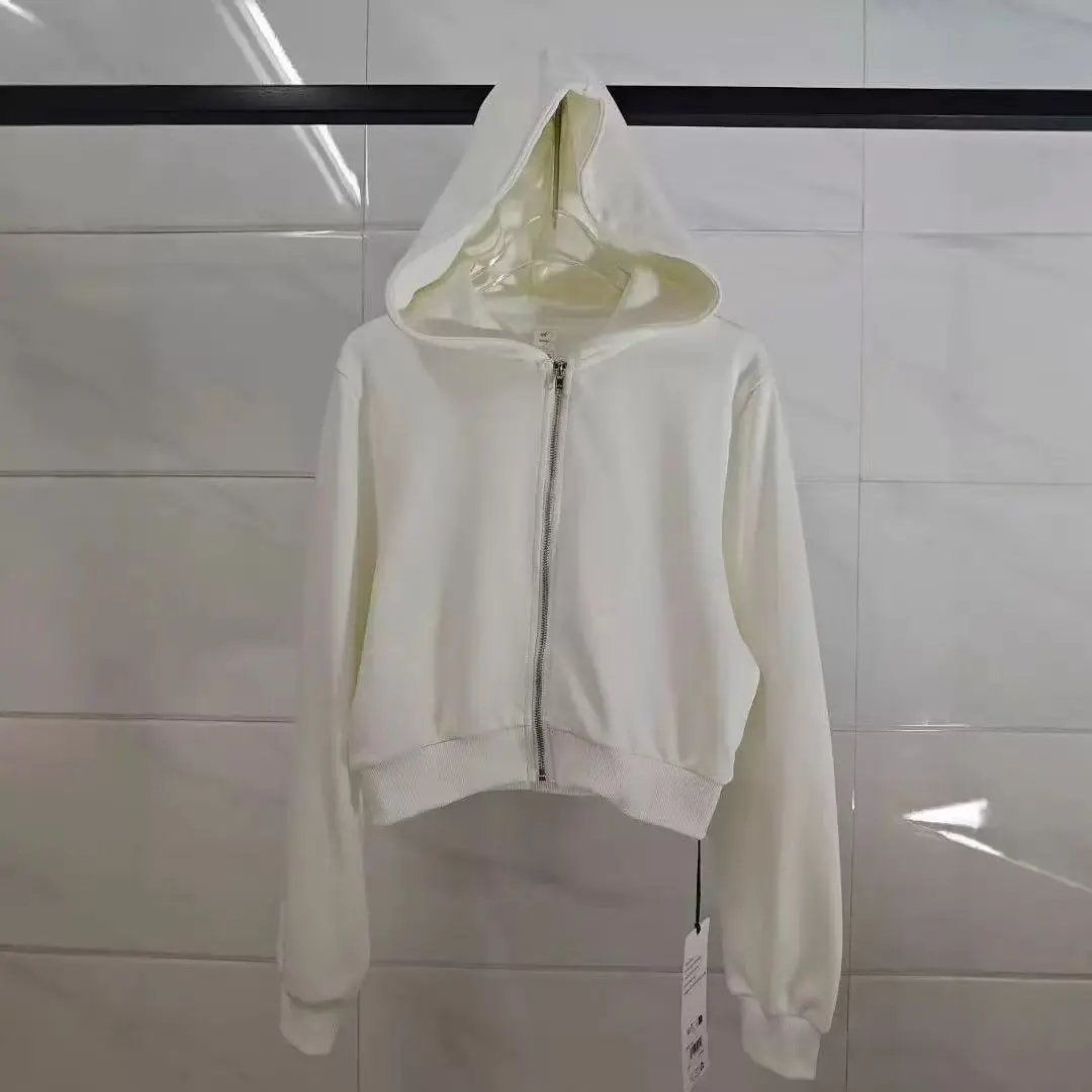 Design Cropped Hoodie Black - 8