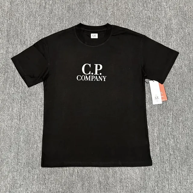C.P. Company T-Shirts Logo Print Crewneck Short-Sleeve T-Shirt product detail image 4