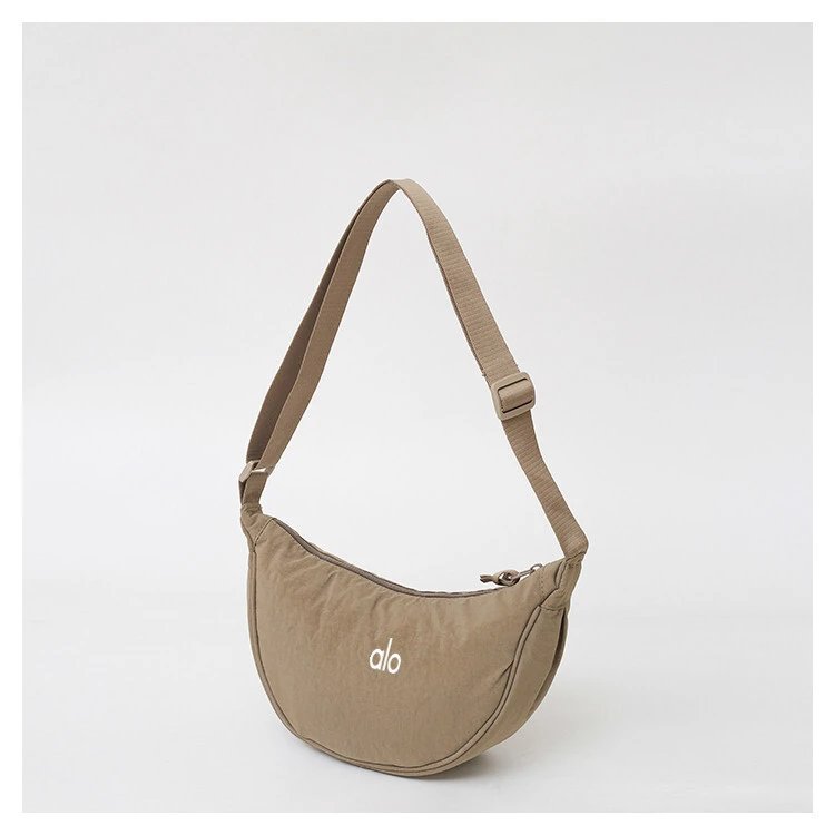 Alo Saddle Bag Olive Green Crossbody Bag - 8