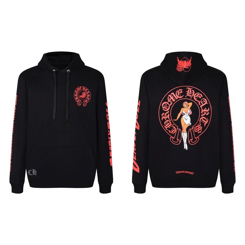 Chrome Hearts Cross Motif Knit Sweater Black with Red Embroidery - 12