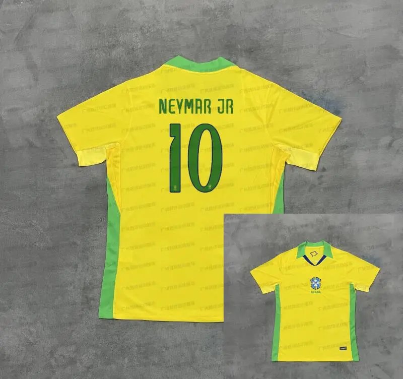 CBF Brazil National Team Vini Jr. #7 Graphic Jersey Black Pink - 4