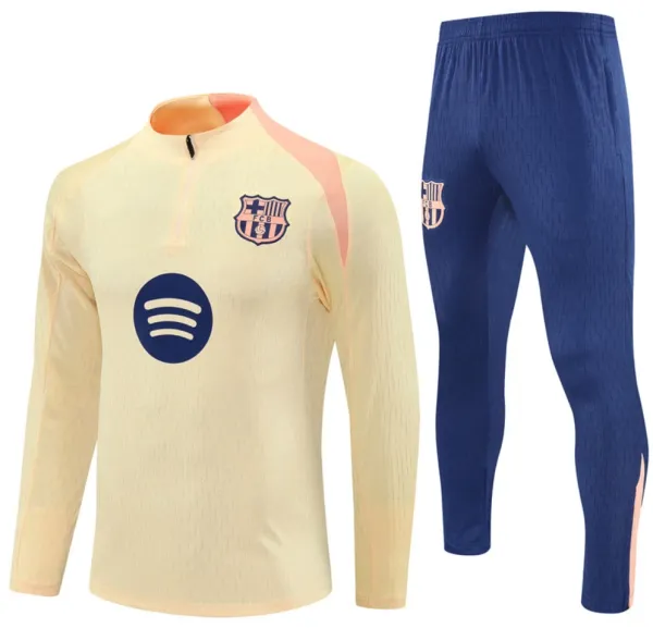 FC Barcelona x Spotify Training Set Beige and Navy Activewear - 1