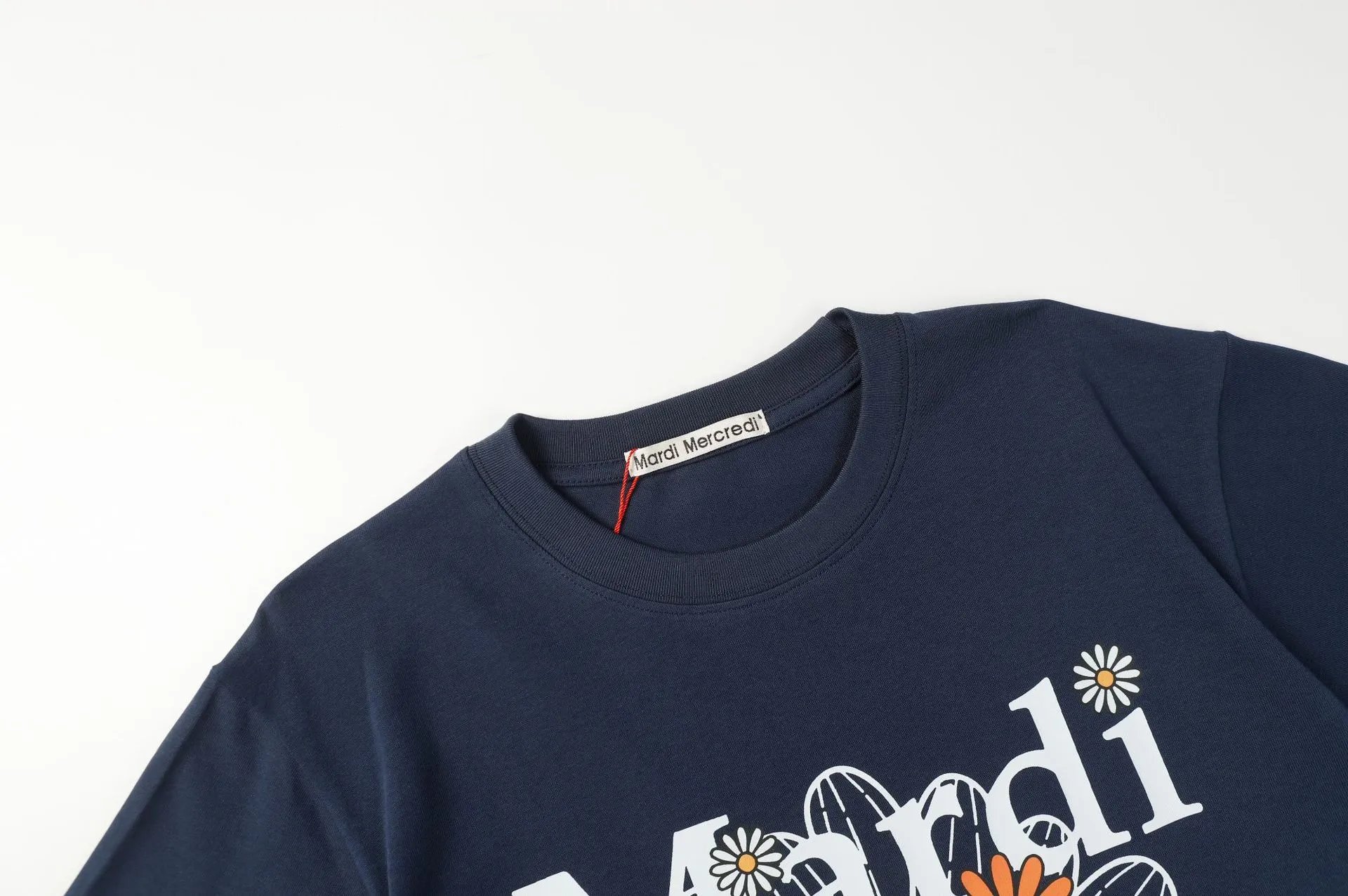 Mardi Mercredi Floral Print Oversized T-Shirt White - 5