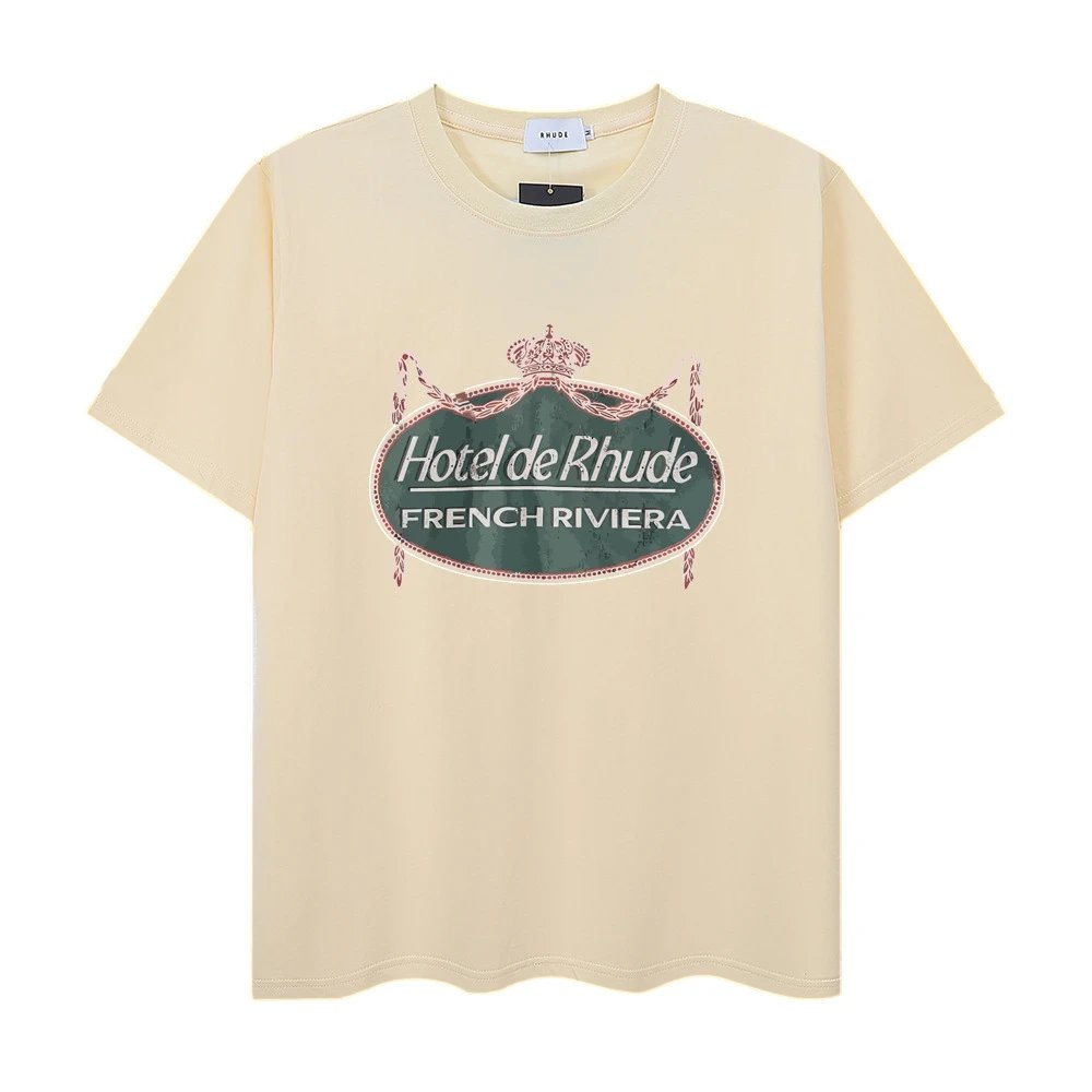 Rhude Town and Country Graphic T-Shirt White - 49