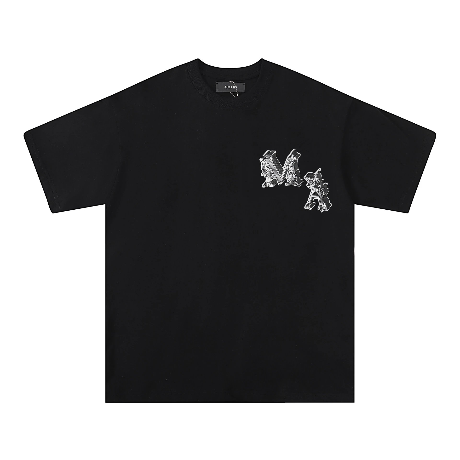 Amiri Ornate Script Logo White T-Shirt - 51