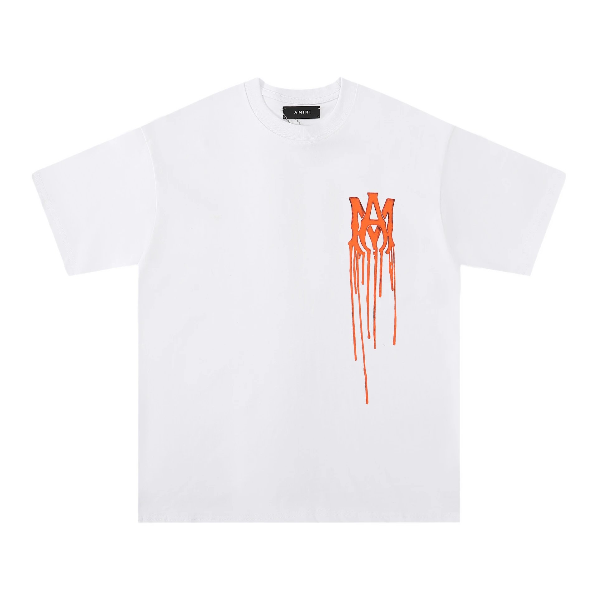 Amiri Paint Splatter Logo Black T-Shirt - 9
