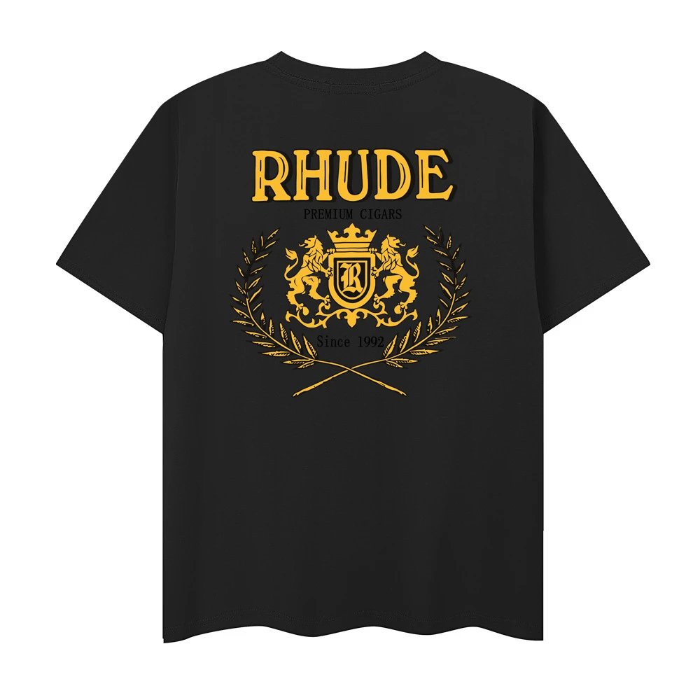 Rhude Star Logo Black T-Shirt - 7