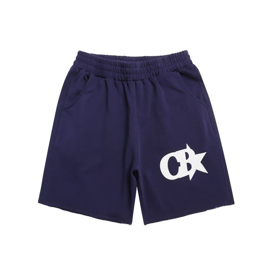 Corteiz Star Logo Sweat Shorts Black - 7