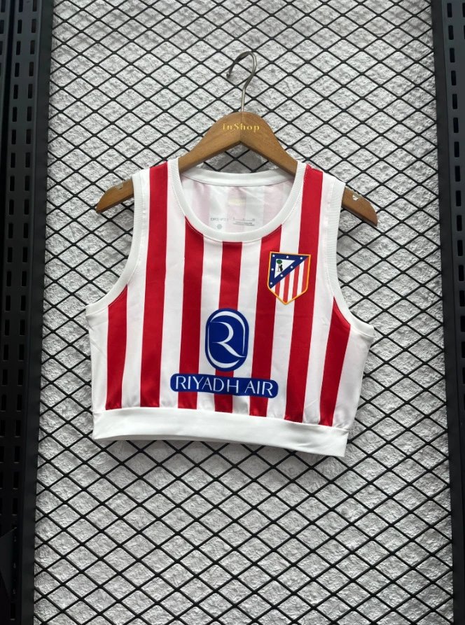 AC Milan Club América x Caliente.mx Crop Top Yellow / Black / Red / Blue Vest-Top Vest Top - 3