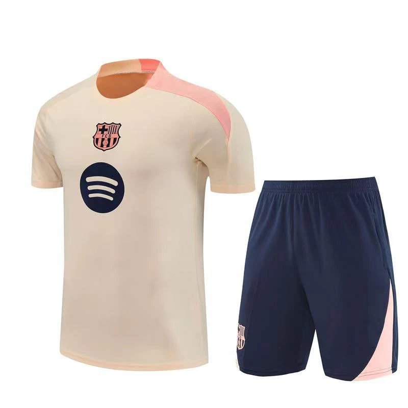 FC Barcelona x Spotify Training Jersey and Shorts Set Purple / Navy - 2