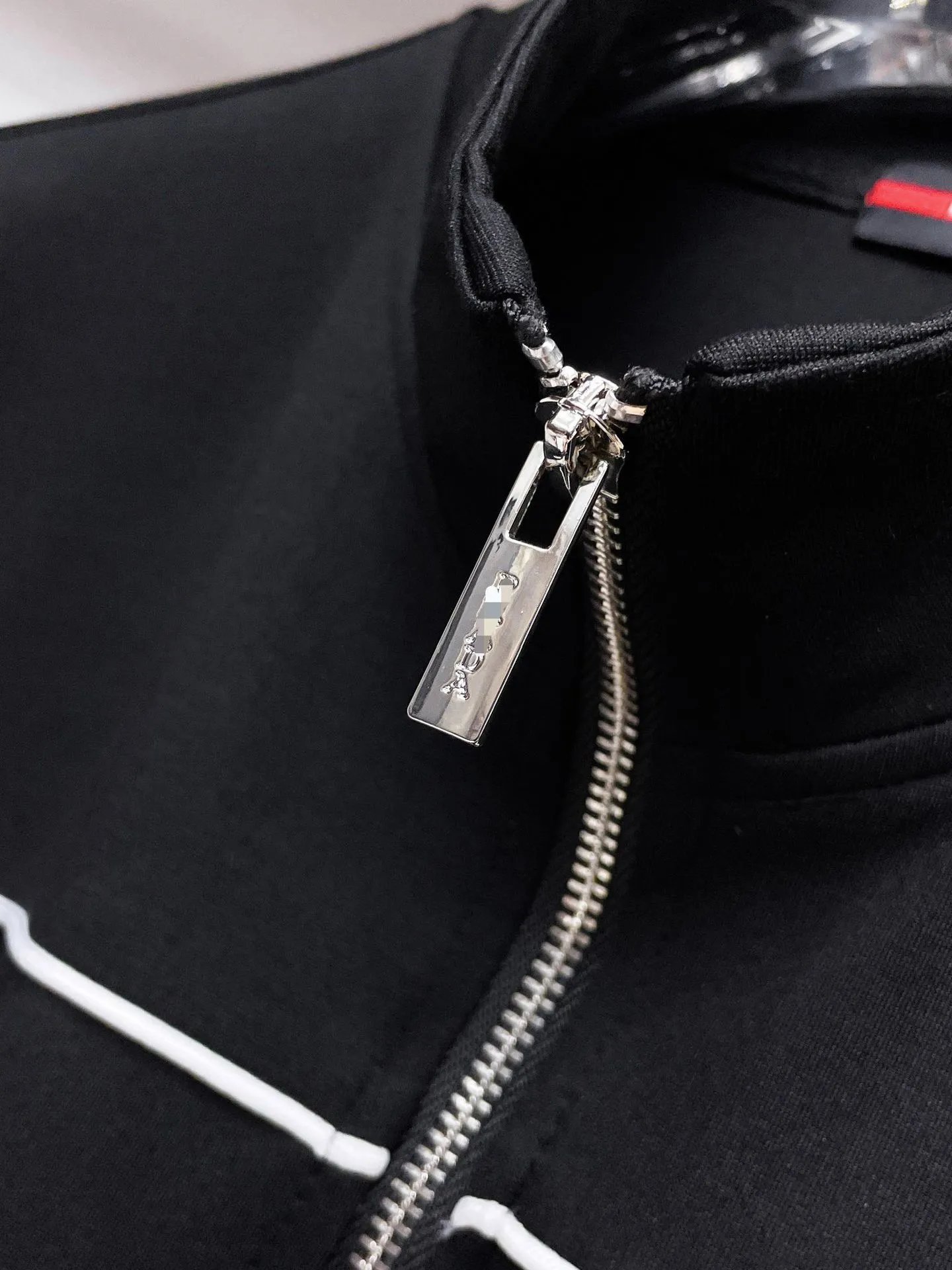 Prada Re-Nylon Hooded Zip-Up Tracksuit Black - 3